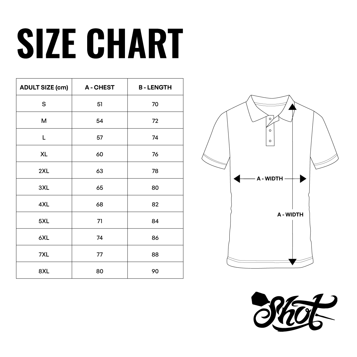 SHOT - TRIBAL - Darts Shirt - Various Sizes