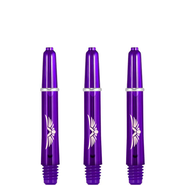 SHOT - EAGLE CLAW - Strong Polycarbonate Stems/Shafts- With Machined Rings - 'PURPLE'