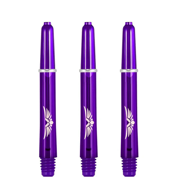 SHOT - EAGLE CLAW - Strong Polycarbonate Stems/Shafts- With Machined Rings - 'PURPLE'