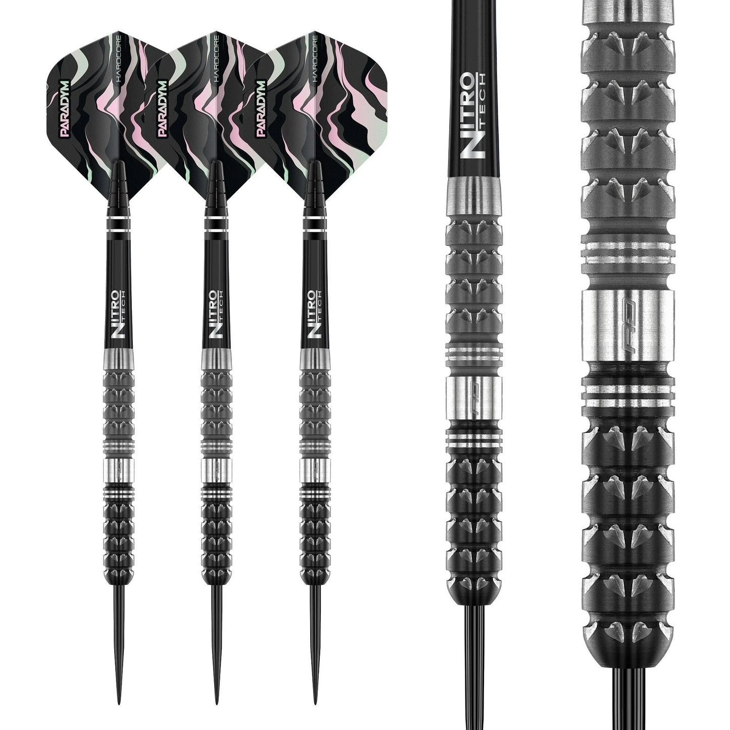 RED DRAGON - PARADYM - TAPERED - STEEL TIP DARTS - 90% - 21g/23g/25g