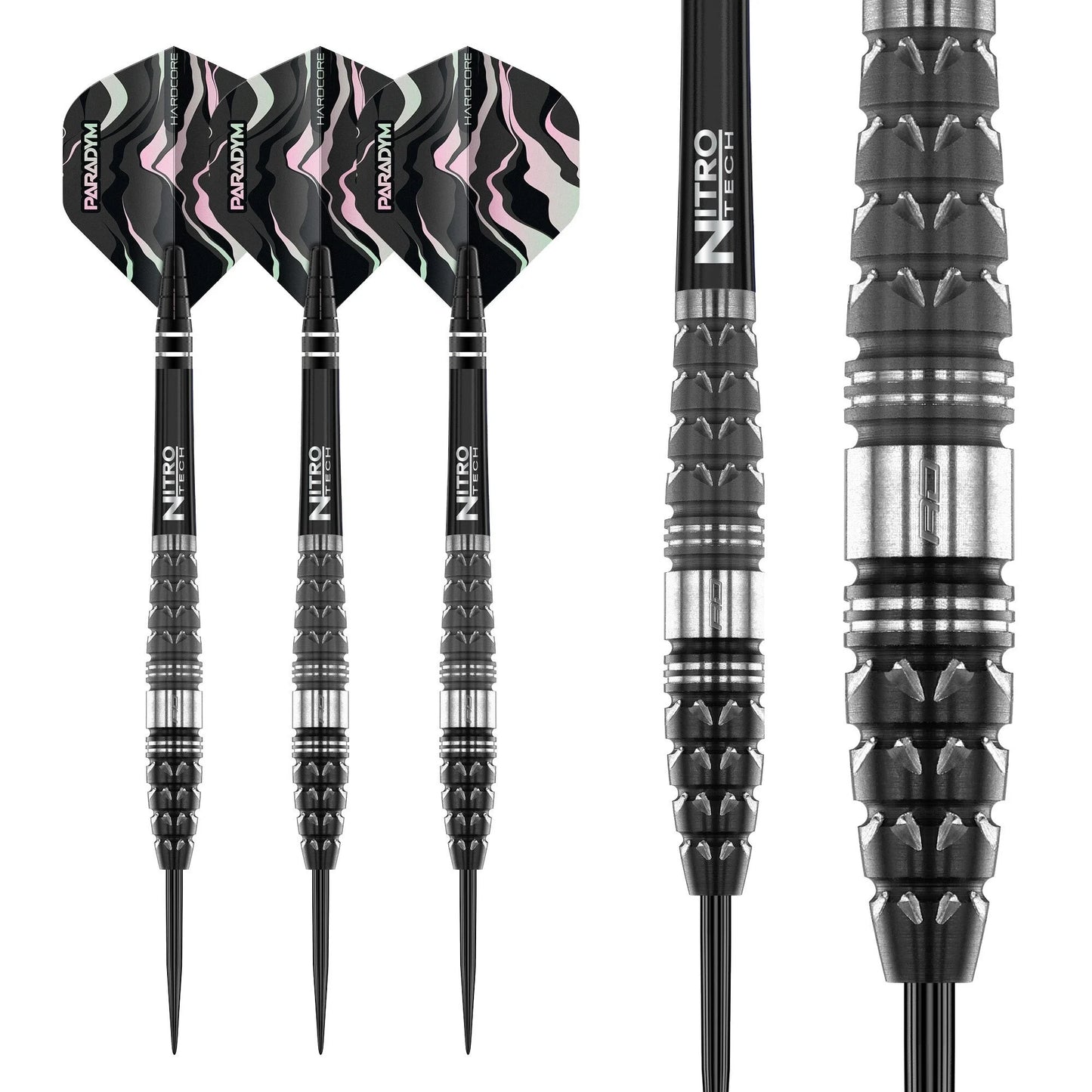 RED DRAGON - PARADYM - TORPEDO - STEEL TIP DARTS - 90% - 24g/26g