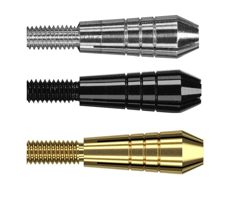 TARGET - POWER G2/G4 - SILVER/BLACK/GOLD - TAYLOR/RVB REPLACEMENT TOPS FOR POWER TITANIUM DART STEMS / SHAFTS BY TARGET