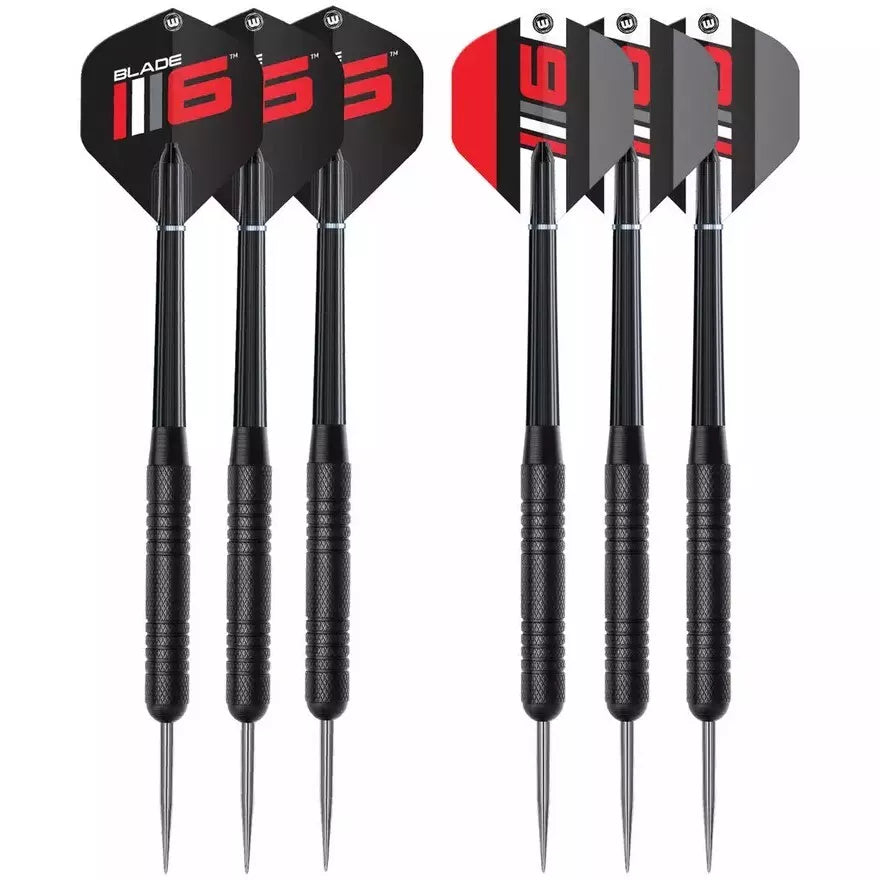 WINMAU - BLADE 6 & SURROUND SET - INC. 2 x DARTS & TOE LINE