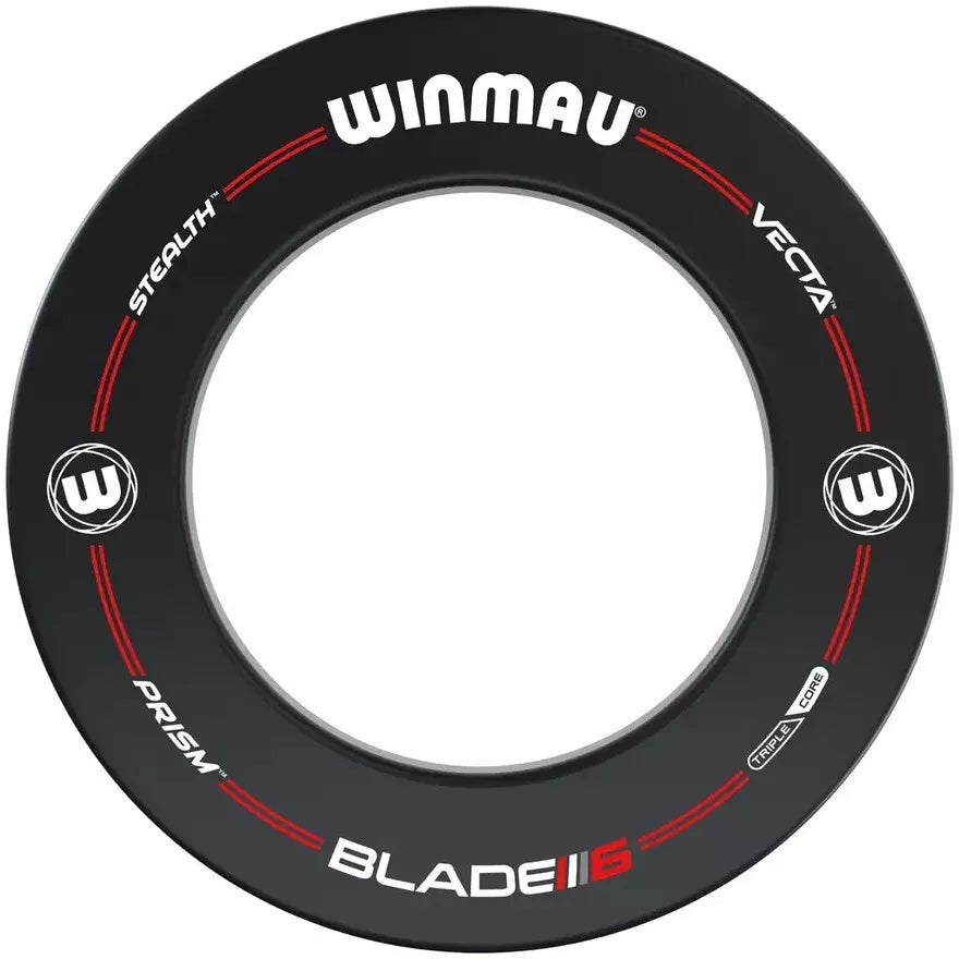 WINMAU - BLADE 6 & SURROUND SET - INC. 2 x DARTS & TOE LINE