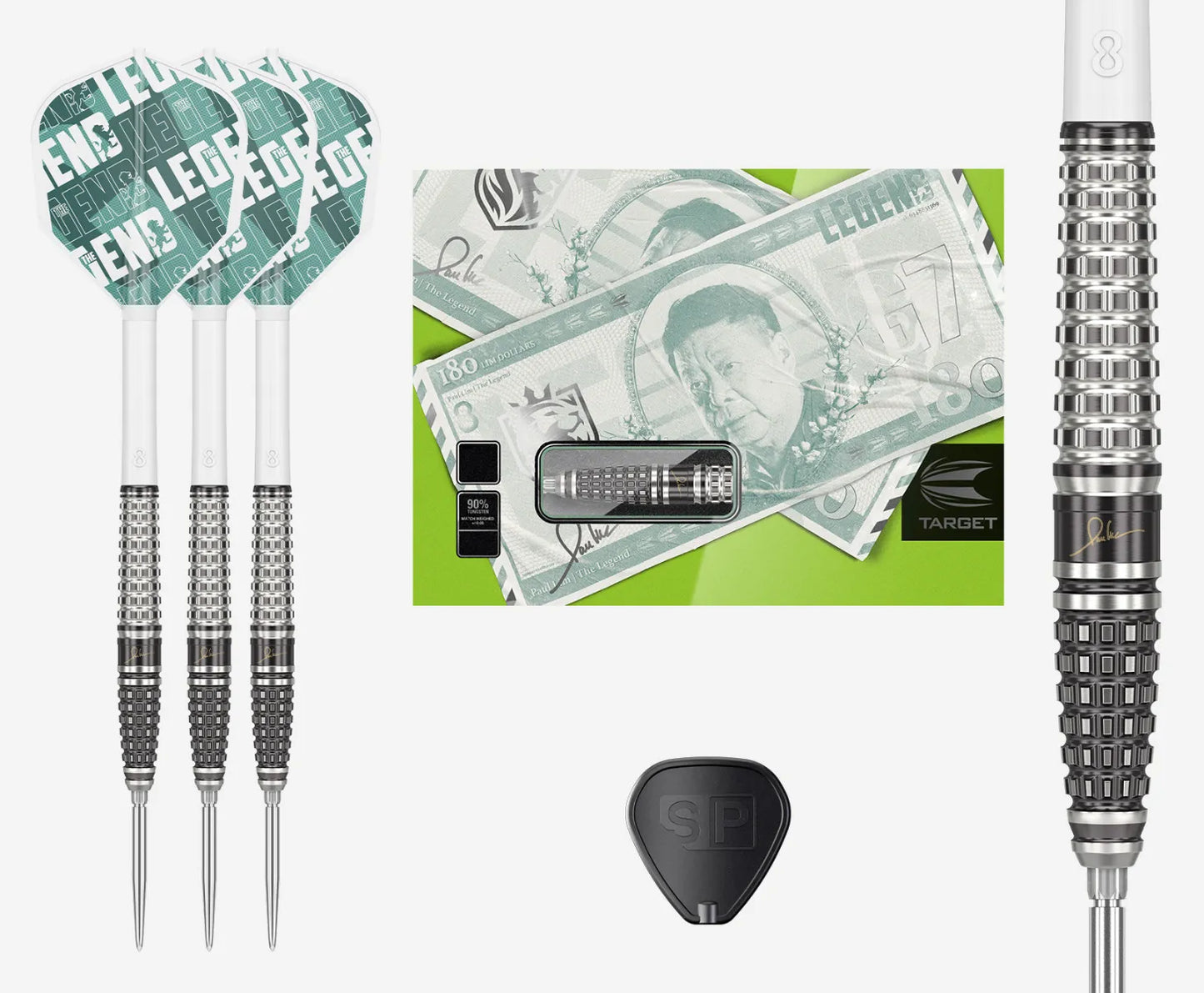 TARGET JAPAN - PAUL LIM - THE LEGEND - G7 - SWISS POINT DARTS - 95% - 20g