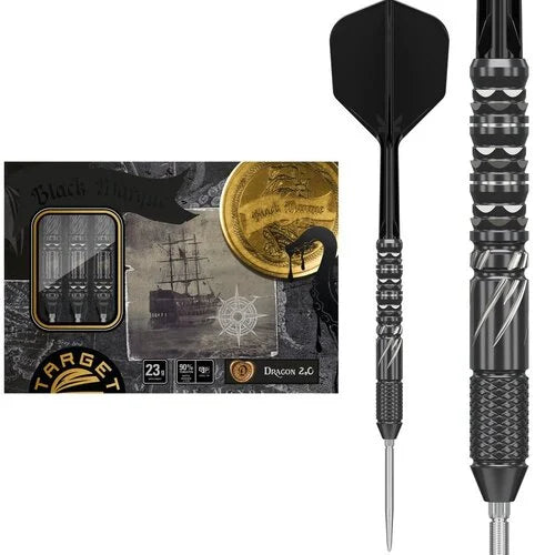 TARGET JAPAN - BLACK MARQUE - DRACO - SWISS POINT DARTS - 90% - 23g