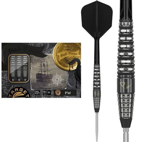 TARGET JAPAN - BLACK MARQUE - PW - SWISS POINT DARTS - 90% - 23g