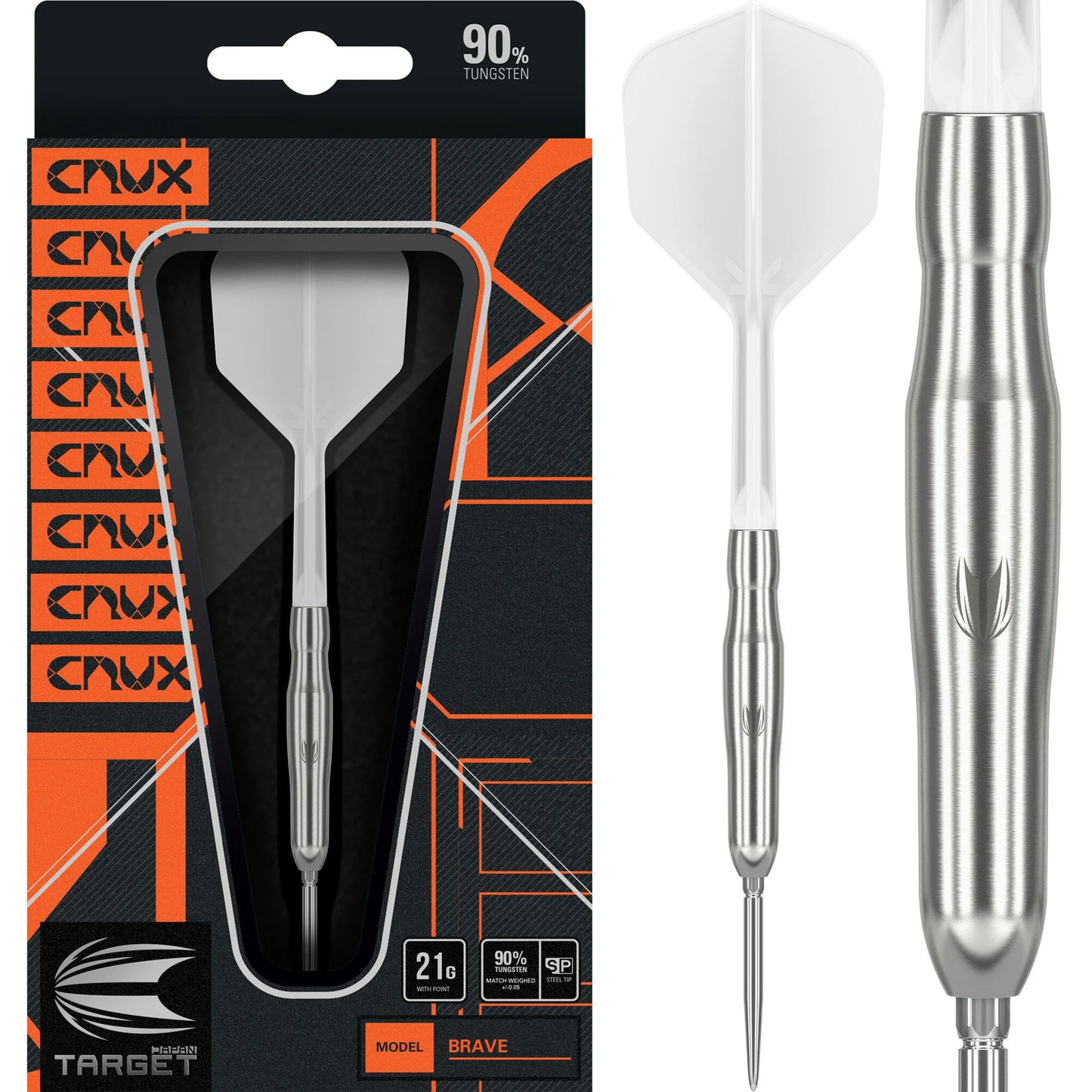 TARGET JAPAN - CRUX - BRAVE - SWISS POINT DARTS - 90% - 21g