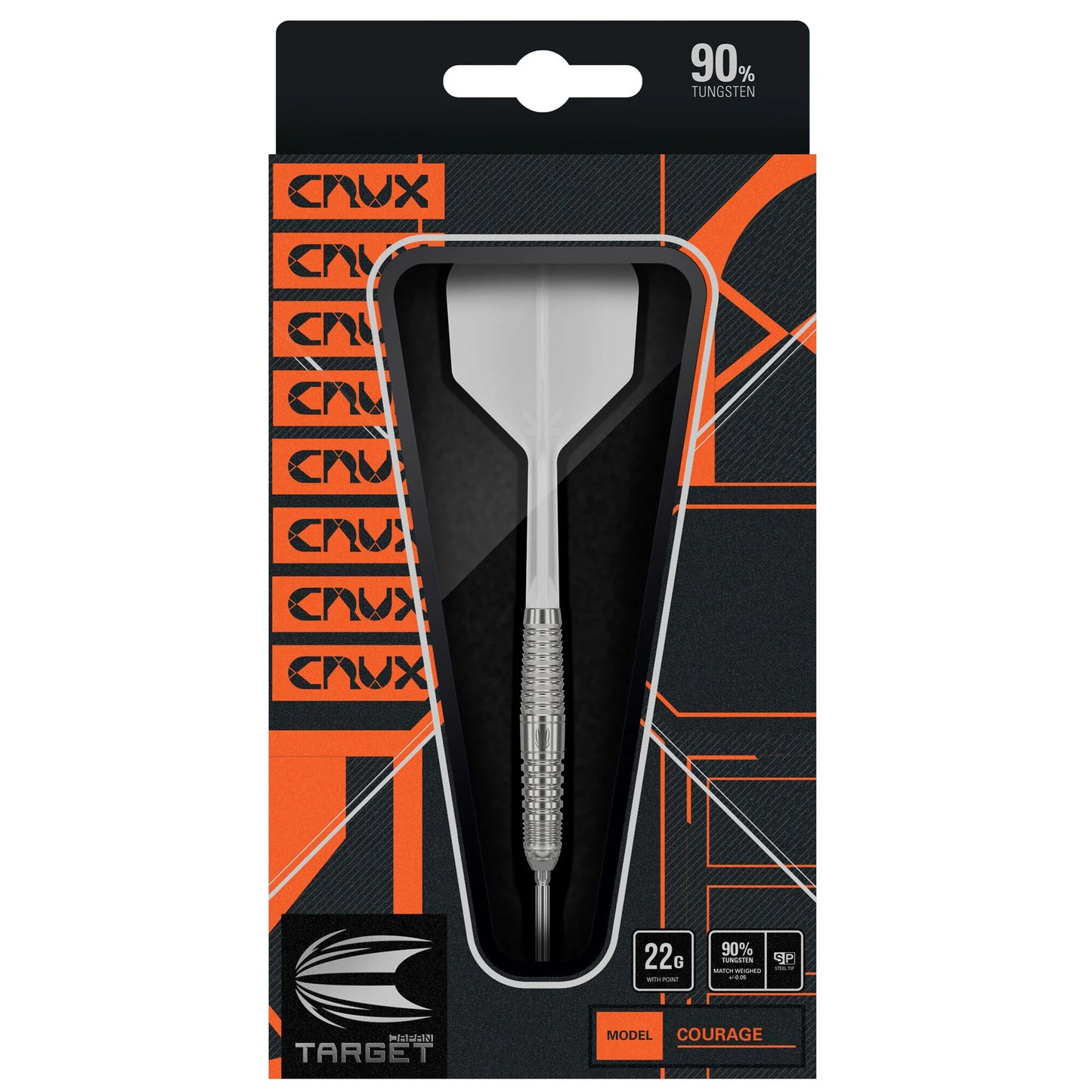 TARGET JAPAN - CRUX - COURAGE - SWISS POINT DARTS - 90% - 22g