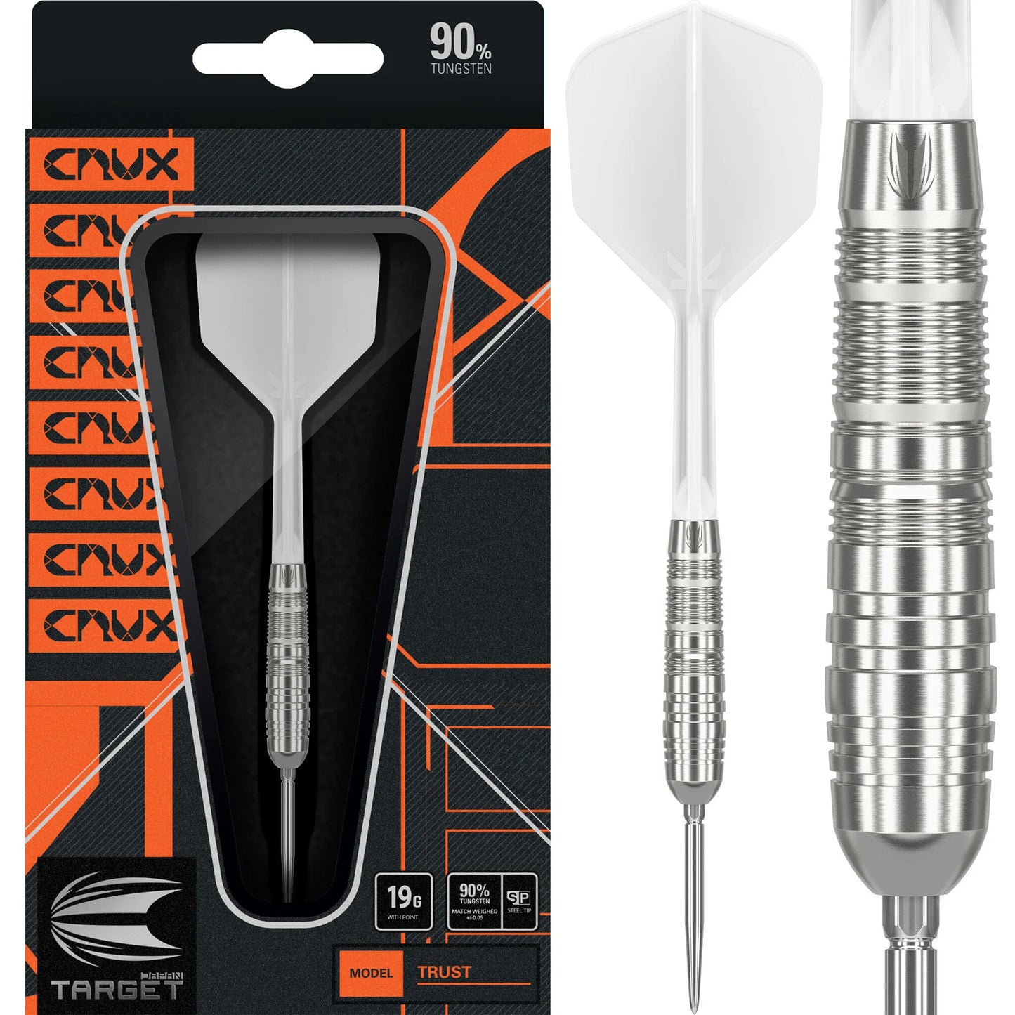 TARGET JAPAN - CRUX - TRUST - SWISS POINT DARTS - 90% - 19g