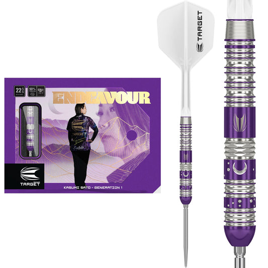 TARGET JAPAN - KASUMI SATO - ENDEAVOUR - G1 - SWISS POINT DARTS - 90% - 22.5g