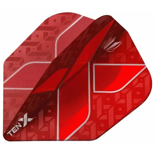 TARGET - TEN-X - ULTRA VISION - DART FLIGHTS - RED