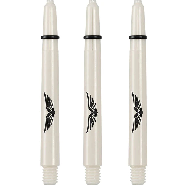 SHOT - EAGLE CLAW - Strong Polycarbonate Stems/Shafts- With Machined Rings - 'BONE WHITE'