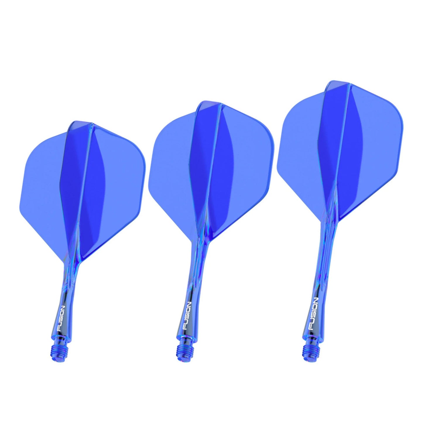 WINMAU - WINMAU FUSION - AZURE BLUE - STANDARD (No.2)- INTEGRATED FLIGHTS - AZURE BLUE