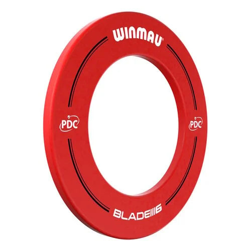 WINMAU - PDC - BLADE 6 - DARTBOARD SURROUND BY WINMAU - RED