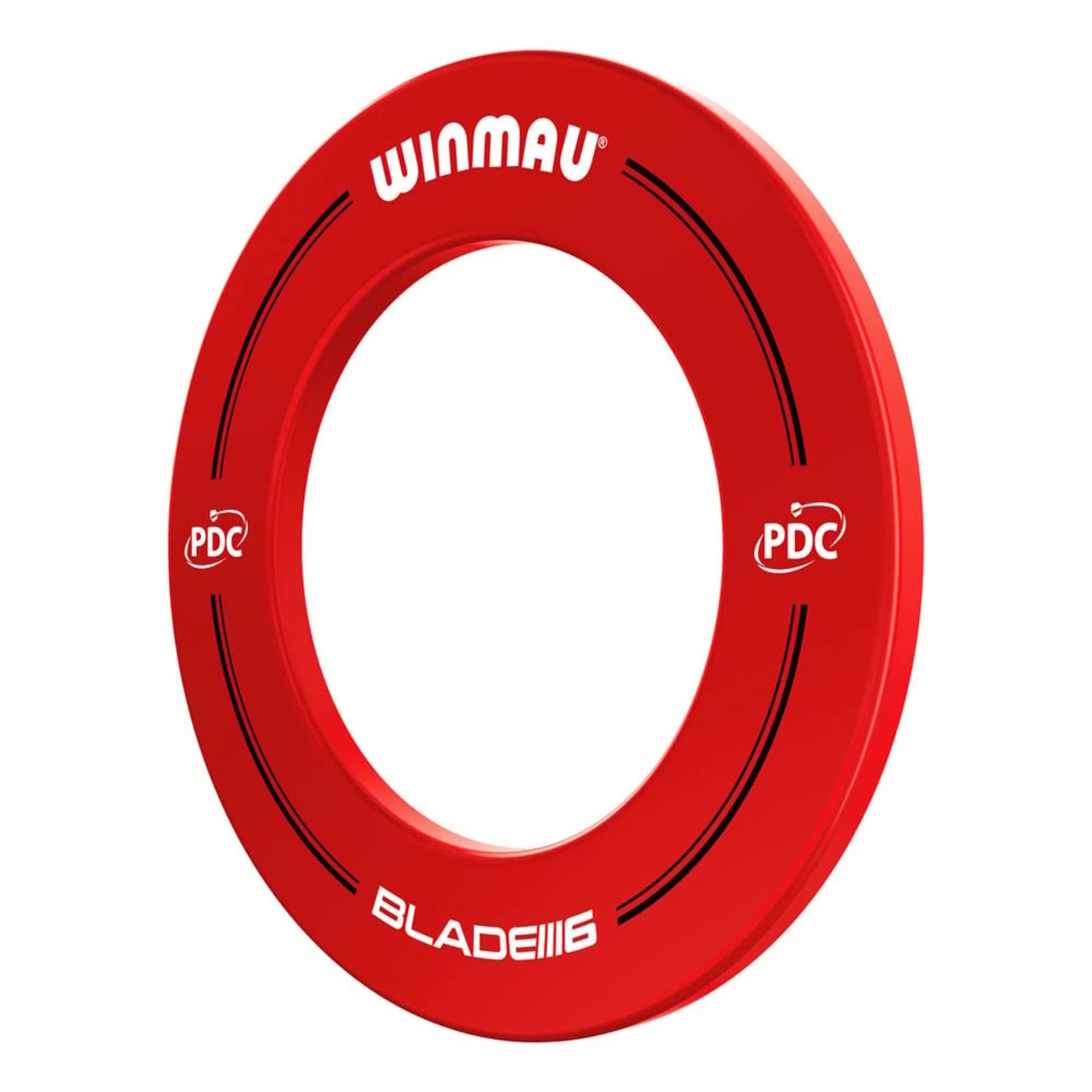 WINMAU - PDC - BLADE 6 - DARTBOARD SURROUND BY WINMAU - RED