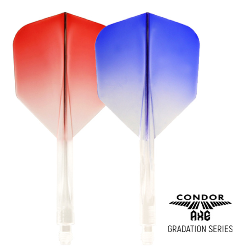 CONDOR - Condor AXE 'GRADIENT' Integrated Flights - SMALL - RED & BLUE